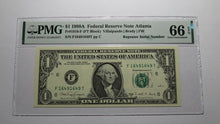 Load image into Gallery viewer, $1 1988 Repeater Serial Number Federal Reserve Currency Bank Note Bill PMG UNC66