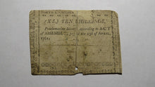 Load image into Gallery viewer, 1761 Ten Shillings North Carolina NC Colonial Currency Note Bill 10s RARE ISSUE