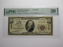 Load image into Gallery viewer, $10 1929 Towanda Kansas KS National Currency Bank Note Bill Ch. #12935 VF20 PMG
