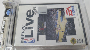NBA Live '96 Basketball Sega Genesis Factory Sealed Video Game Wata Graded 8.0