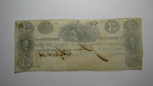 Load image into Gallery viewer, $3 1826 Hoboken New Jersey Obsolete Currency Bank Note Bill Hoboken Banking AU++