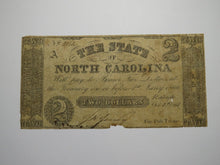 Load image into Gallery viewer, $2 1861 Raleigh North Carolina Obsolete Currency Bank Note Bill State of NC