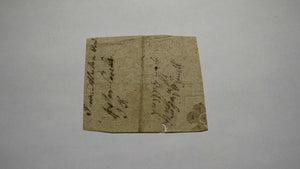 1761 Ten Shillings North Carolina NC Colonial Currency Bank Note Bill 10s RARE
