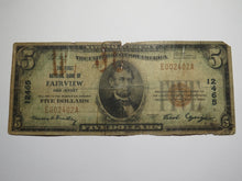 Load image into Gallery viewer, $5 1929 Fairview New Jersey NJ National Currency Bank Note Bill Ch #12465 RARE