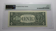 Load image into Gallery viewer, $1 1995 Radar Serial Number Federal Reserve Currency Bank Note Bill PMG UNC66EPQ