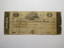 Load image into Gallery viewer, $2 1813 Albany New York NY Obsolete Currency Bank Note Bill Mechanics &amp; Farmers