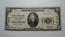 Load image into Gallery viewer, $20 1929 Carlstadt New Jersey NJ National Currency Bank Note Bill Ch. #5416 VF!