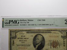 Load image into Gallery viewer, $10 1929 Belfast Maine ME National Currency Bank Note Bill Charter #7586 VF20