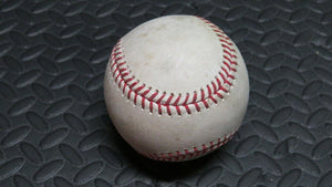 2020 Nate Lowe Tampa Bay Rays RBI Single Game Used MLB Baseball! Cole Sulser