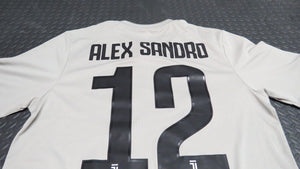 2018-19 Alex Sandro Juventus Match Used Worn Serie A Soccer Shirt! Game Jersey
