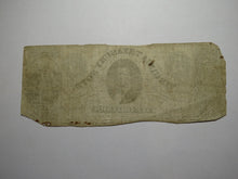 Load image into Gallery viewer, $5 1862 Richmond Virginia VA Obsolete Currency Treasury Bank Note Bill