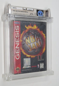 NBA JAM Tournament Edition T.E. Sega Genesis Sealed Video Game Wata Graded 9.2 