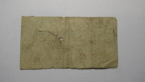$.05 1861 Raleigh North Carolina Obsolete Currency Bank Note Bill State of NC