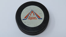 Load image into Gallery viewer, Moncton Alpines AHL Official Viceroy InGlasco Game Used Puck Defunct Hockey Team