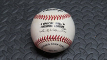 Load image into Gallery viewer, Charles Johnson Florida Marlins Official MLB Signed Baseball Autographed Miami