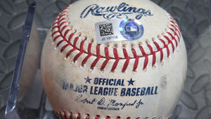 2018 Carlos Santana Philadelphia Phillies Double Game Used Baseball! 8 Pitches!