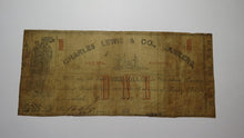 Load image into Gallery viewer, $1 1862 Montgomery Alabama AL Obsolete Currency Treasury Bank Note Charles Lewis