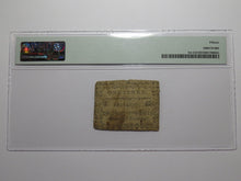 Load image into Gallery viewer, 1790 One Pence Newark New Jersey Colonial Currency Note Bill Elizabeth Borough