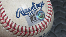 Load image into Gallery viewer, 2020 Paul Fry Baltimore Orioles Strikeout Game Used MLB Baseball! DJ LeMahieu
