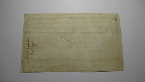 1791 One Pound Connecticut Comptroller's Office Colonial Currency Note Pomeroy!