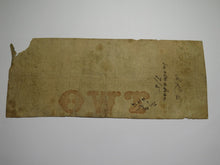 Load image into Gallery viewer, $2 1862 New York City NY Obsolete Currency Bank Note Bill -New York County Bank