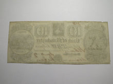 Load image into Gallery viewer, $10 1837 Manchester Michigan MI Obsolete Currency Bank Note Bill! Bank of Man