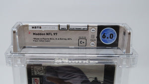 Madden '97 NFL Football Super Nintendo Factory Sealed Video Game Wata Graded 