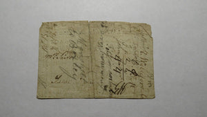 1761 Thirty Shillings North Carolina NC Colonial Currency Note Bill 30s RARE