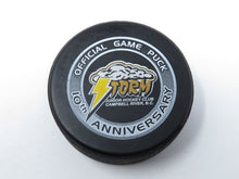 Load image into Gallery viewer, Campbell River Storm 10th Anniversary Official Game Puck Hockey Canada Junior