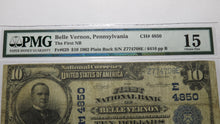 Load image into Gallery viewer, $10 1902 Belle Vernon Pennsylvania PA National Currency Bank Note Bill Ch. #4850
