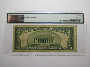 $5 1929 Koppel Pennsylvania National Currency Bank Note Bill Ch. #11938 VF20 PMG