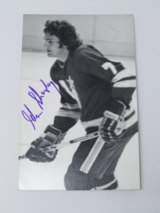 Glen Sharpley Minnesota North Stars Signed Autographed Original NHL 5X3 Photo