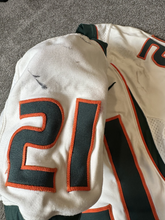 Load image into Gallery viewer, 2006 Derron Thomas Miami Hurricanes Game Used Worn NCAA Football Jersey ACC