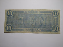 Load image into Gallery viewer, $10 1864 Richmond Virginia VA Confederate Currency Bank Note Bill RARE T68 Fine+
