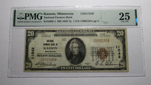 Load image into Gallery viewer, $20 1929 Kasson Minnesota MN National Currency Bank Note Bill Ch #11042 VF25 PMG