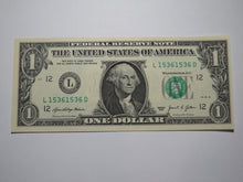 Load image into Gallery viewer, $1 2021 Repeater Serial Number Federal Reserve Currency Bank Note Bill #15361536