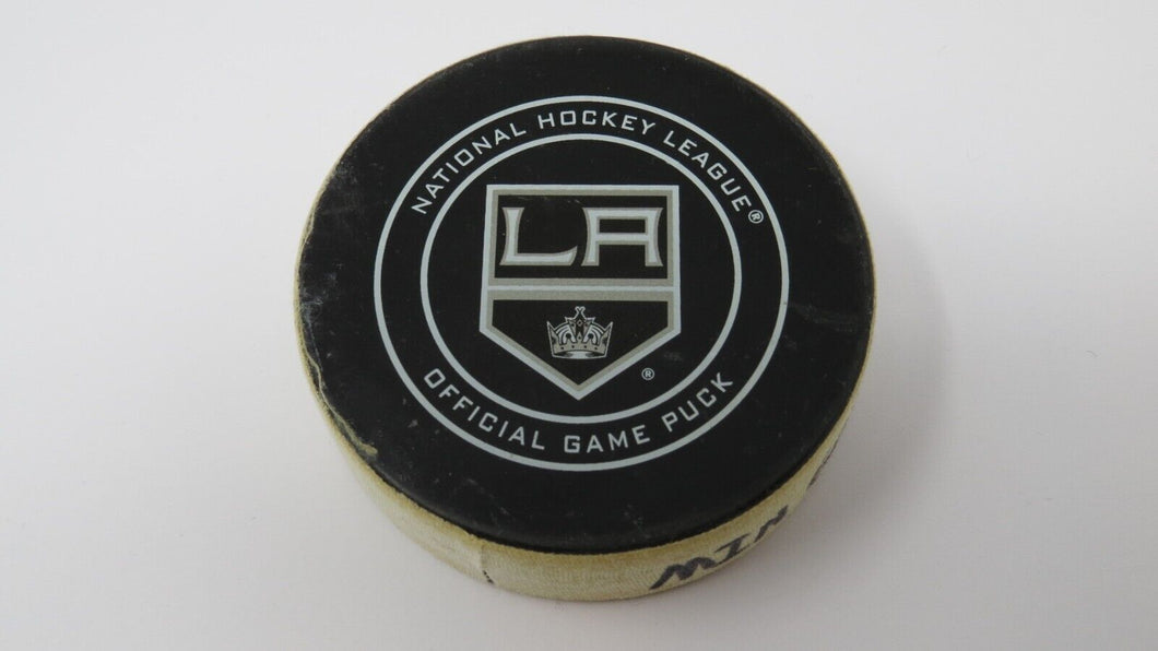2017-18 Ryan Murphy Minnesota Wild Game Used Goal Scored Puck -Last NHL Goal