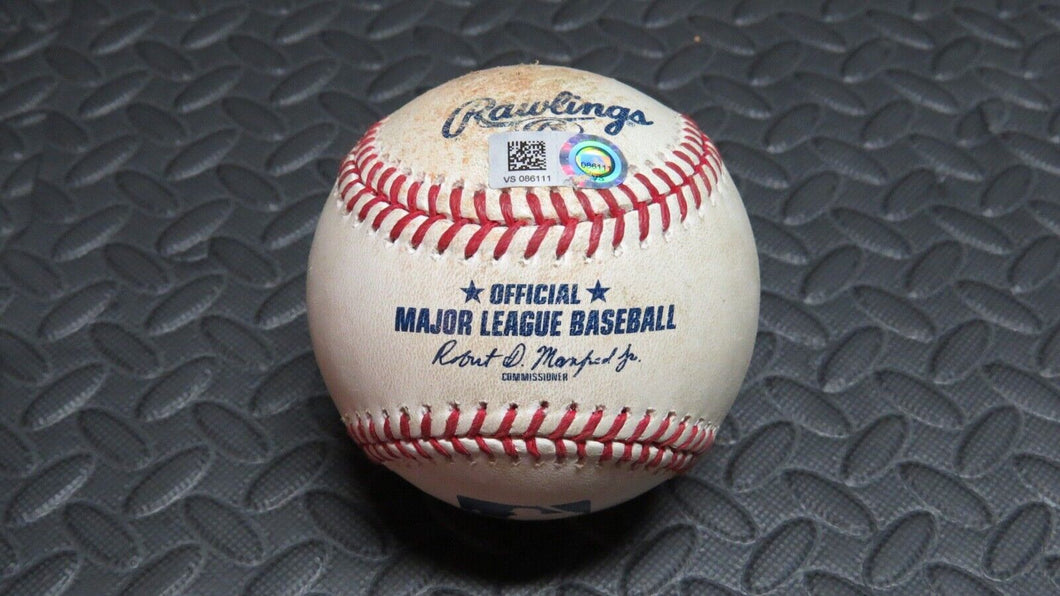 2020 Renato Nunez Baltimore Orioles Game Used Single Baseball! 1B Hit! Corbin