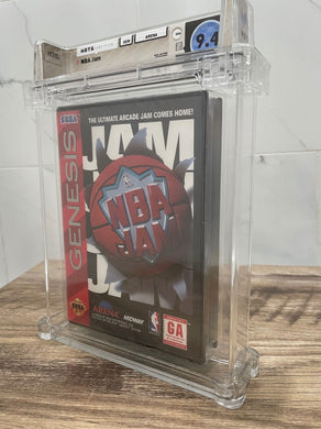 New Original NBA JAM Sega Genesis Factory Sealed Video Game! Wata 9.4 Graded! 