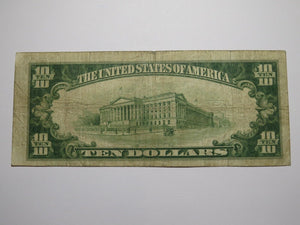 $10 1929 Jacksonville Florida FL National Currency Bank Note Bill Ch. #6888 RARE
