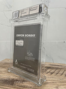 New Canyon Bomber Atari 2600 Sealed Video Game Wata Graded A+ Seal! 1988 RARE!