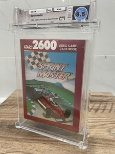 Unopened Sprintmaster Atari 2600 Sealed Video Game! Wata Graded 8.5 B+ Seal 1988