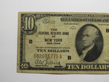 Load image into Gallery viewer, $10 1929 New York City NYC National Currency Note Federal Reserve Bank Note Bill