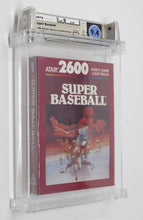 Load image into Gallery viewer, Unopened Super Baseball Atari 2600 Sealed Video Game Wata Graded 9.4 A+ Seal &#39;88