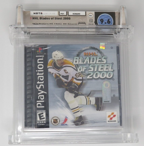 NHL Blades of Steel 2000 Hockey Sony Playstation Factory Sealed Video Game 9.6