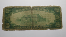 Load image into Gallery viewer, $10 1929 Minotola New Jersey NJ National Currency Bank Note Bill Ch. #10440 RARE