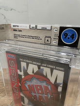Load image into Gallery viewer, New Original NBA JAM Sega Genesis Factory Sealed Video Game! Wata 9.4 Graded!