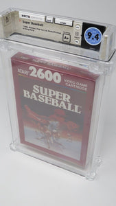 Unopened Super Baseball Atari 2600 Sealed Video Game Wata Graded 9.4 A+ Seal '88