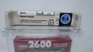 Unopened Desert Falcon Atari 2600 Sealed Video Game Wata Graded 9.4 A+ Seal 1987