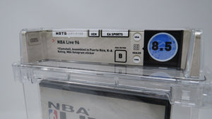 NBA Live '96 Basketball Sega Genesis Factory Sealed Video Game Wata Graded 8.5